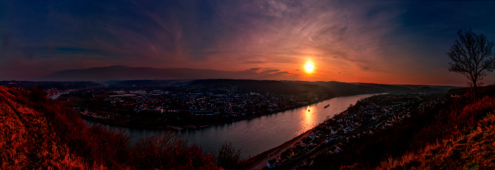 Fantastic view over the Rhine valley