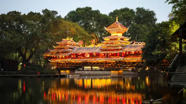 China Shenzhen lantern lights pagoda