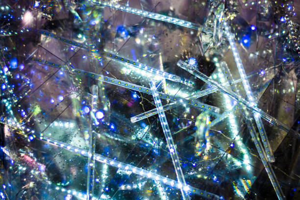 istock Shiny background from pieces of crystal 1284713046