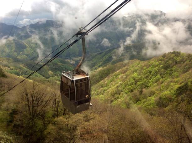 istock Fujimidai plateau seen from the ropeway 1284713427