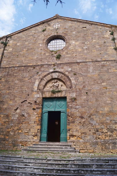 istock Santa Croce chapel in Volterra 1284717537