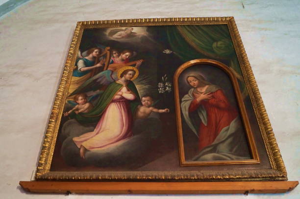 istock Painted inside the oratory of Saint Anthony the abbot, Volterra 1284717926