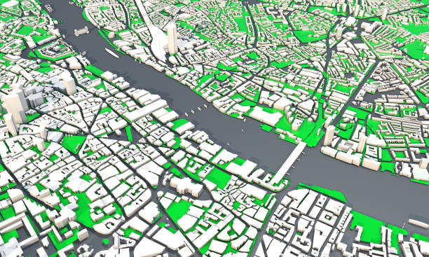 3d map of London