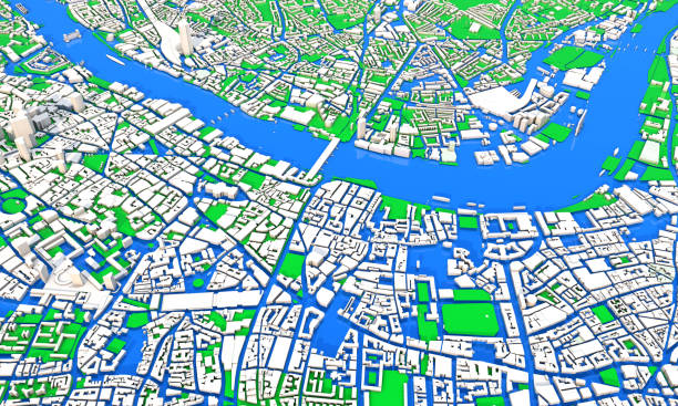 istock 3d map of London 1284736092