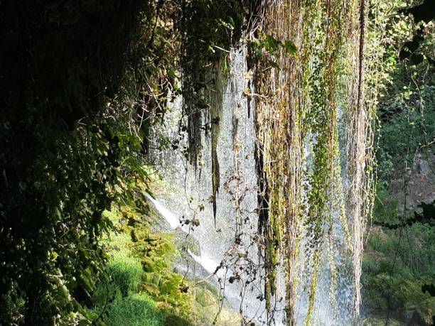 водопад дуден - waterfall antalya turkey forest стоковые фото и изображения