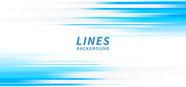 Abstract horizontal light blue stripe lines on white background. You can use for ad, poster, template, business presentation. Vector illustration