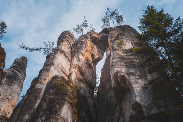Adrspach rocks, national park in Czech Republic