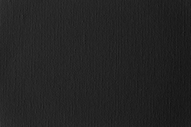 Canvas Background Black Total Texture Linen Cotton Textile Pattern Close-Up Macro Photography