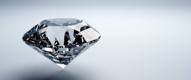 istock Brilliant cut diamond, precious gem jewelry 1284747217