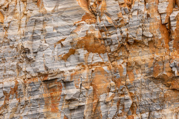 istock Surface of the marble with brown tint, Greece. 1284750639