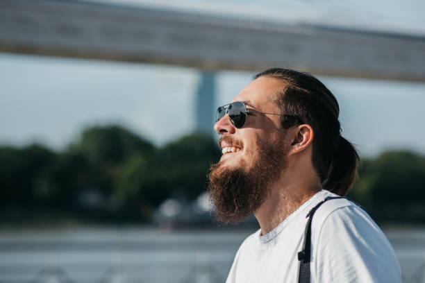 istock Young smiling man in the morning 1284751015