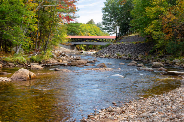istock Saco River Covered Bridge in North Conway, New Hampshire 1284762272