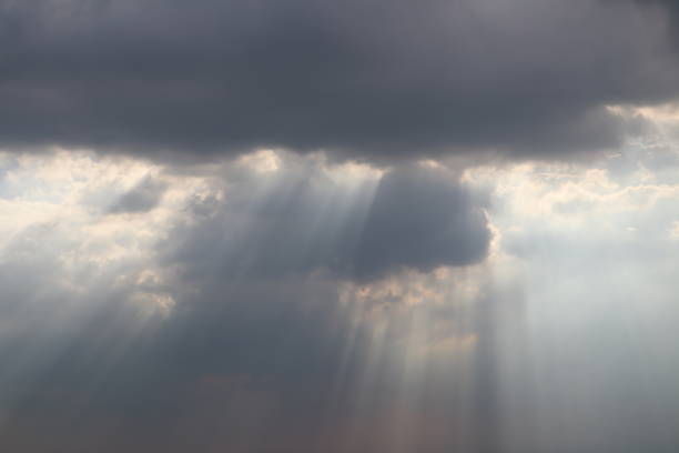 istock The image of clouds blocking the sun and then a light shines. 1284768415