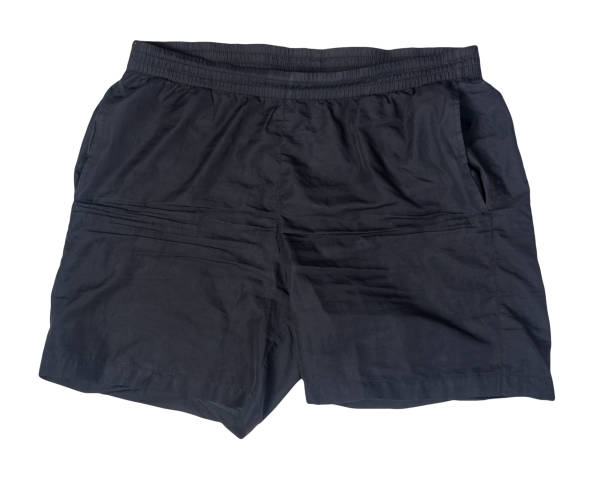 istock shorts isolated on white background .sport pants 1284769575