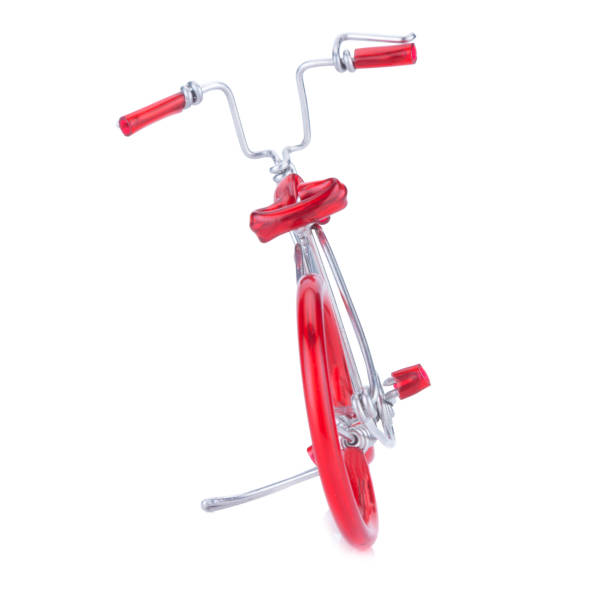 istock raft bicycle made by aluminium wire isolated on white background 1284773047