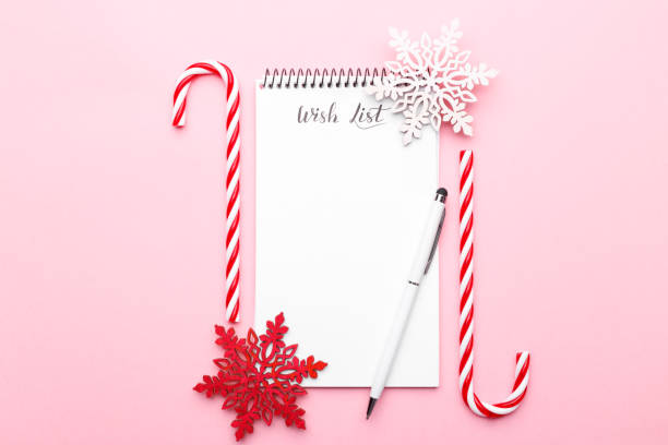 istock Christmas or new year wish list mock up 1284776163