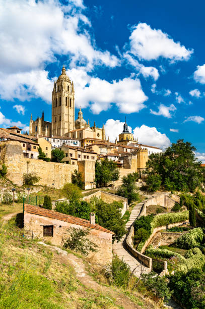 istock Segovia Cathedral in Leon, Spain 1284778557