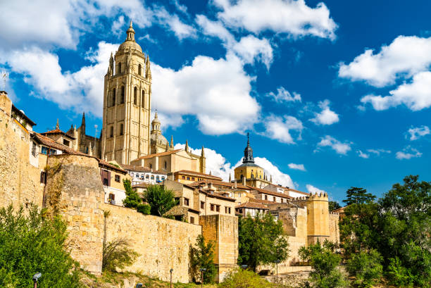 istock Segovia Cathedral in Leon, Spain 1284778560