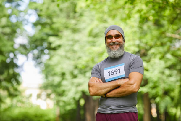 istock Cool Aged Sportsman In Sunglasses 1284779103