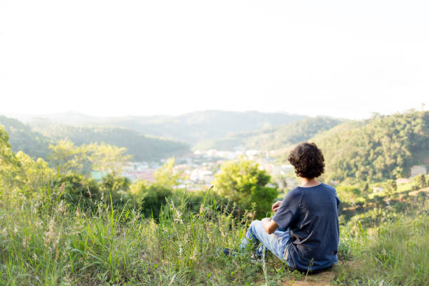 istock Sitting at the top of a mountain 1284781876