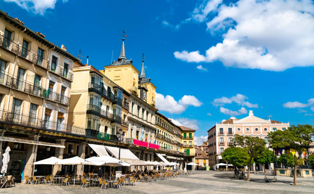 istock Plaza Mayor of Segovia in Spain 1284783848