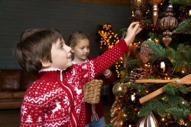 istock Happy small kids get ready for winter holidays 1284784029