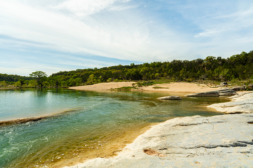 The natural beauty of the Pedernales Falls in the Texas Hill Country.