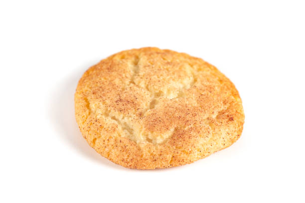 istock Classic Snickerdoodle Cookies Isolated on a White Background 1284785839