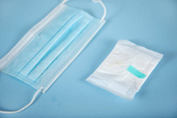 istock medical mask and pad 1284791600