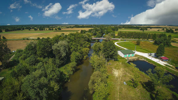istock The Grabia river in central Poland. 1284794095