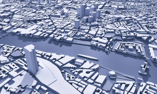 istock 3d map of London 1284796659