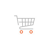 istock Shopping Cart Icon with Editable Stroke 1284806372