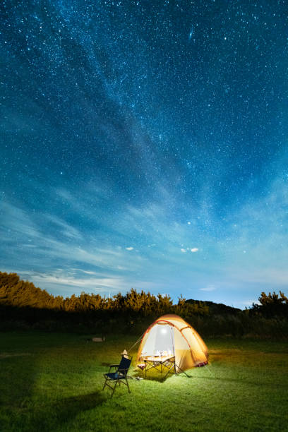 istock Tobinokuzure Camp Ground in Nikaho, Akita 1284836601