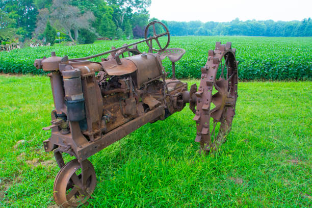 istock Old Antique Tractor-Southern Indiana 1284838484