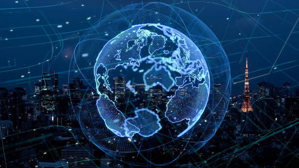 istock Smart city and communication network concept. 5G. LPWA (Low Power Wide Area). Wireless communication. 1284842675