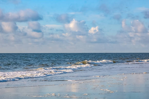 istock Shores of Atlantic with Cloud Reflection 1284848510