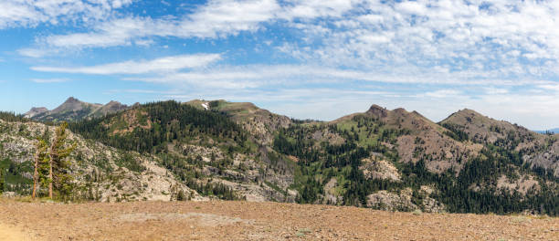 squaw valley mountains - squaw peak stock-fotos und bilder