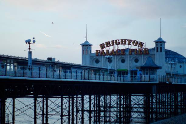 istock Brighton Palace Pier at the seafront at dawn 1284853594