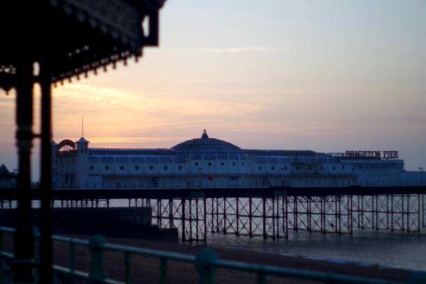 istock Brighton Palace Pier at the seafront at dawn 1284853647
