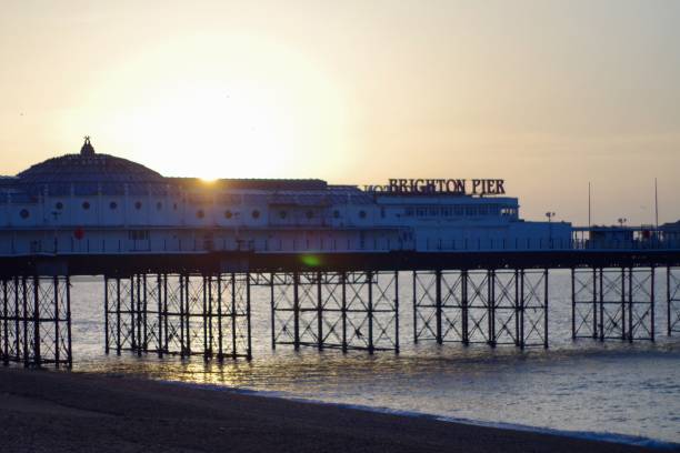 istock Brighton Palace Pier at the seafront at dawn 1284853798