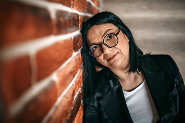istock Portrait of hipster person 1284857629