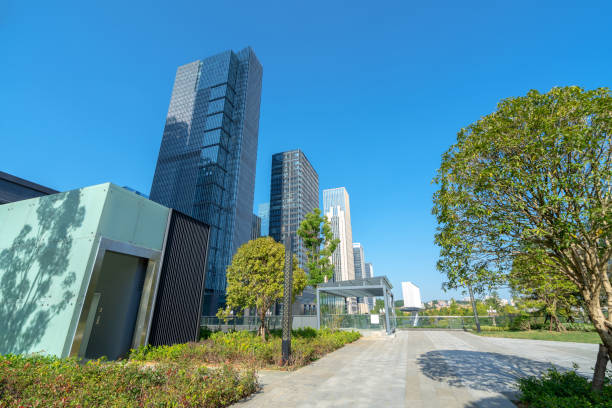 istock City square and modern skyscrapers, Guiyang, China. 1284860869