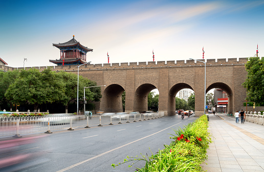 Xi'an City Wall is the most complete ancient city wall in China.