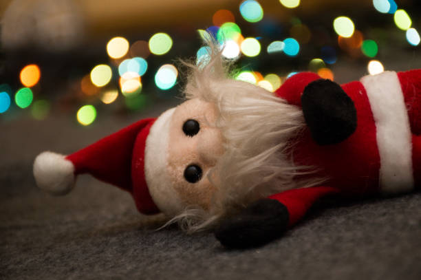 istock christmas toy on  garland background 1284863512