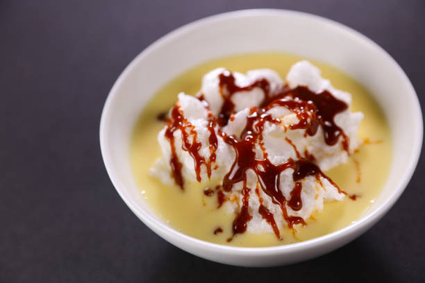 istock floating island- custard creme and caramel 1284863959