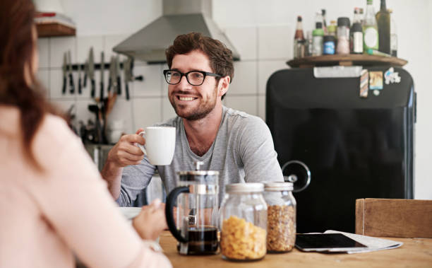 istock Starting the day with someone special 1284873973