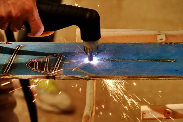 istock cutting iron and steel with cnc laser and plasma 1284878140