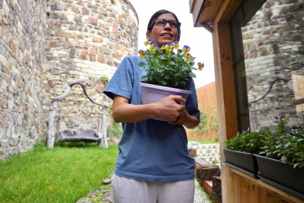 istock Lifestyle woman at home 1284879041