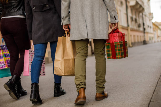 istock People leaving after doing the shopping 1284879674