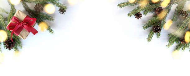 istock Xmas greeting card and New Year holiday background 1284880912